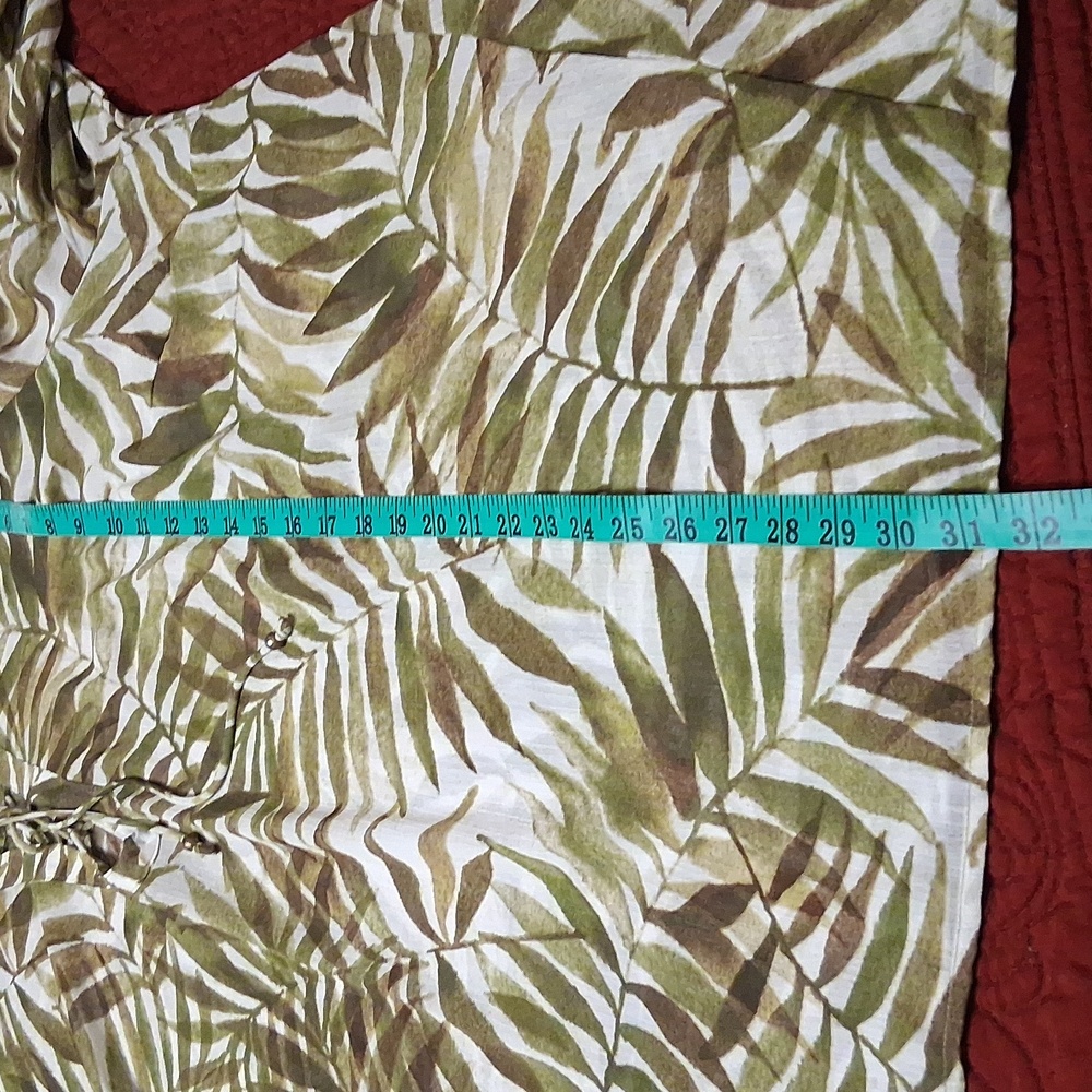 Catherines Green and White Tunic Top - Picture 8 of 9